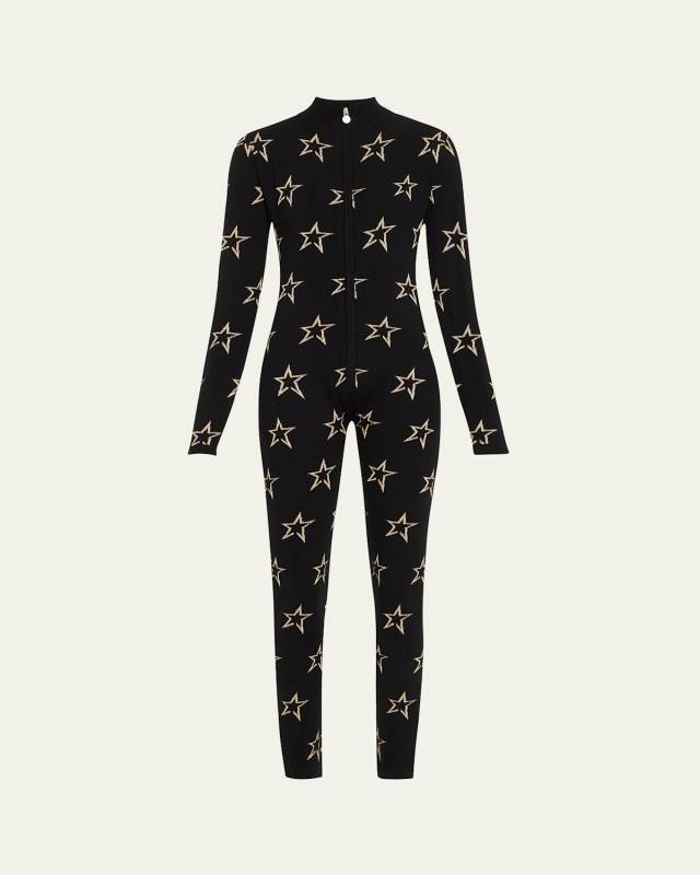 Floro Metallic Star Jumpsuit